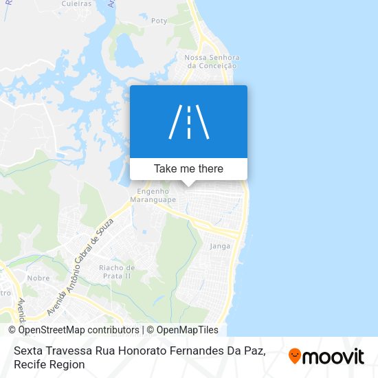 Sexta Travessa Rua Honorato Fernandes Da Paz map