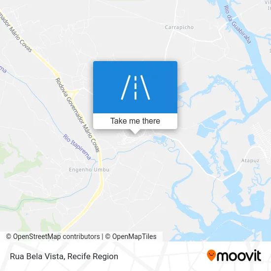 Rua Bela Vista map