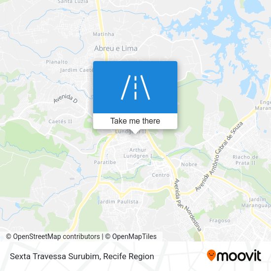 Sexta Travessa Surubim map