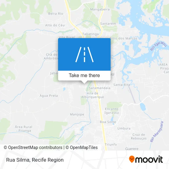 Rua Silma map