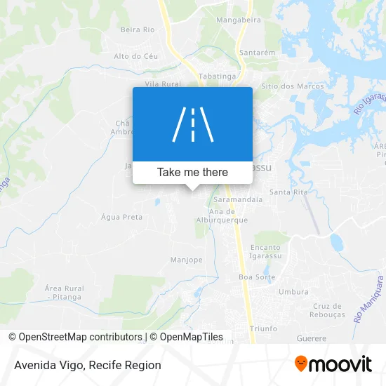 Avenida Vigo map