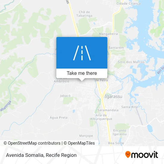 Avenida Somalia map