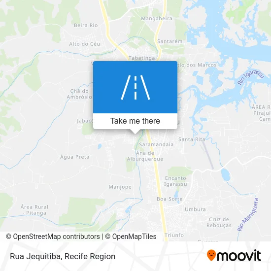 Rua Jequitiba map