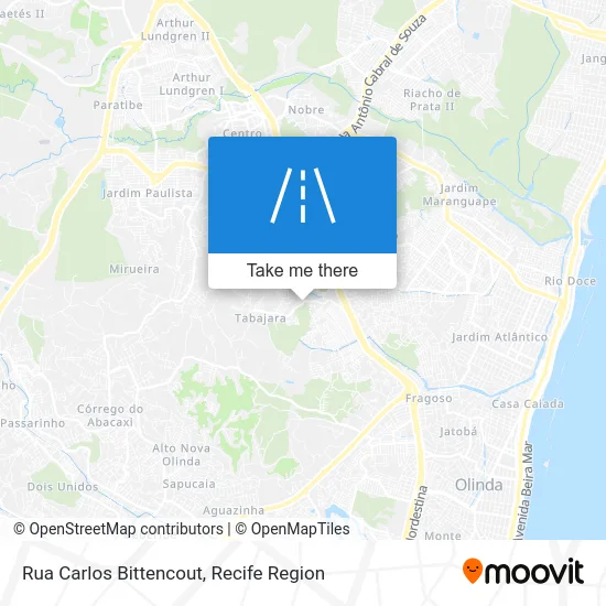 Rua Carlos Bittencout map