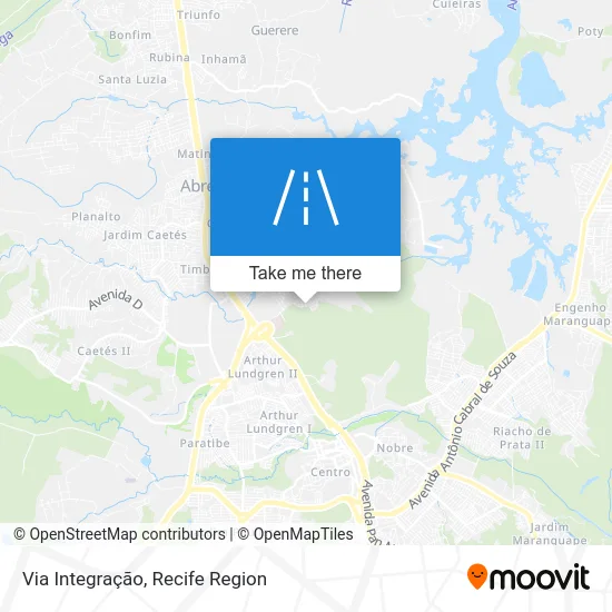 Via Integração map