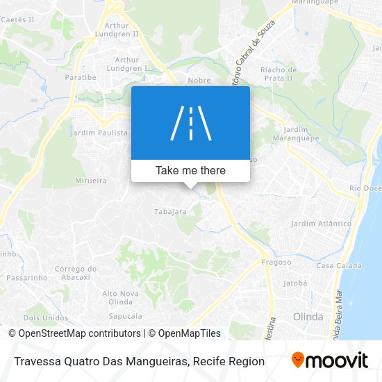 Travessa Quatro Das Mangueiras map