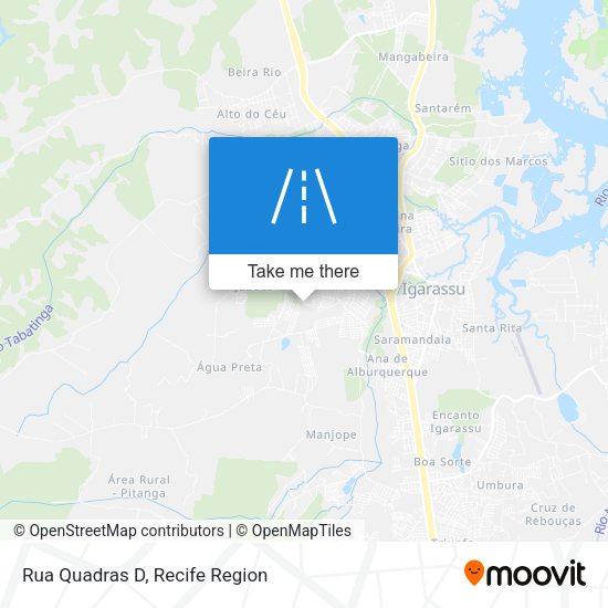 Rua Quadras D map