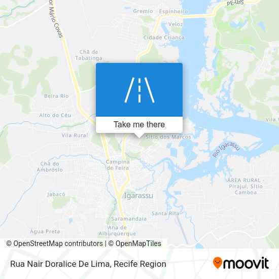 Rua Nair Doralice De Lima map