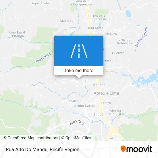 Rua Alto Do Mandu map