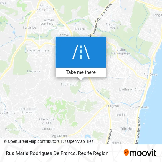 Rua Maria Rodrigues De Franca map