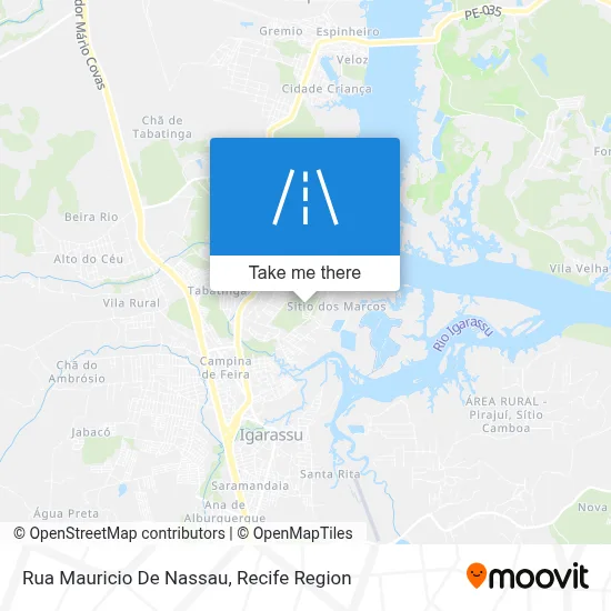 Rua Mauricio De Nassau map