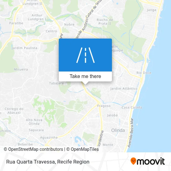 Rua Quarta Travessa map