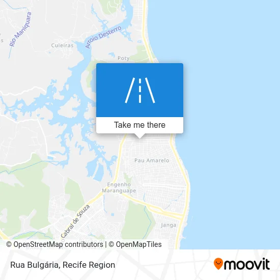 Rua Bulgária map