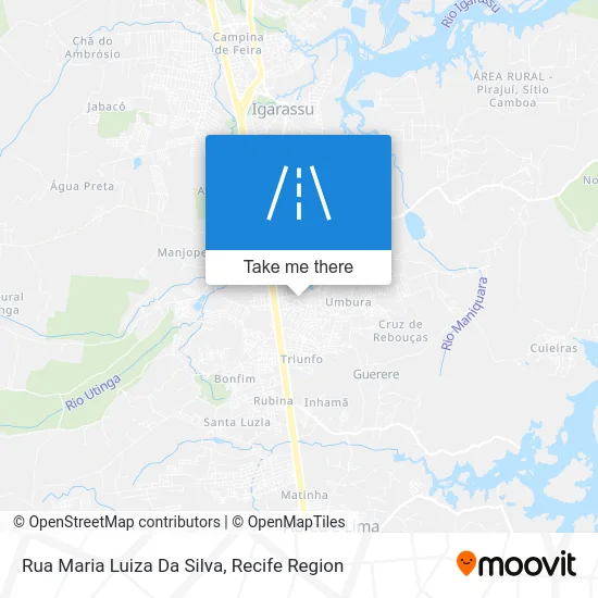 Rua Maria Luiza Da Silva map
