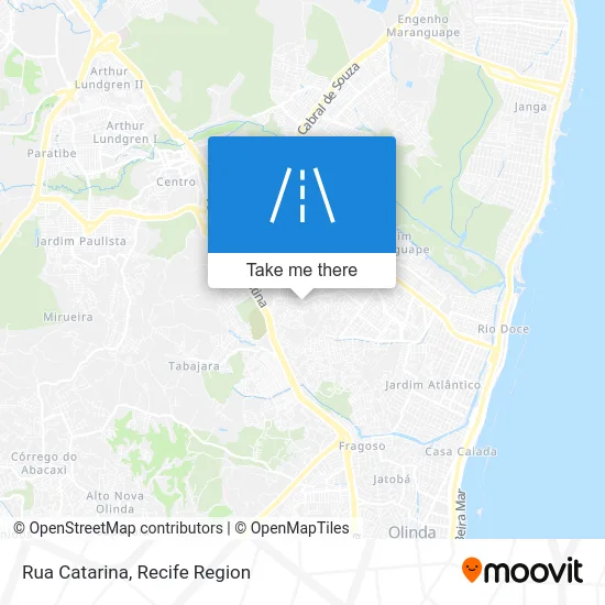 Rua Catarina map