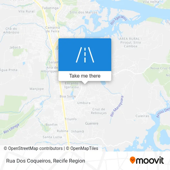 Rua Dos Coqueiros map