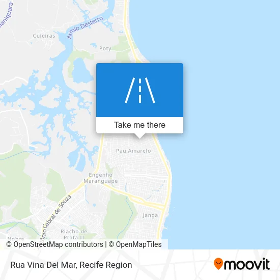 Rua Vina Del Mar map
