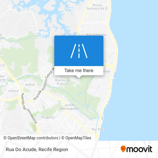 Rua Do Acude map
