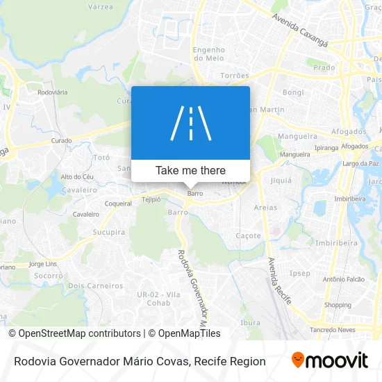 Rodovia Governador Mário Covas map