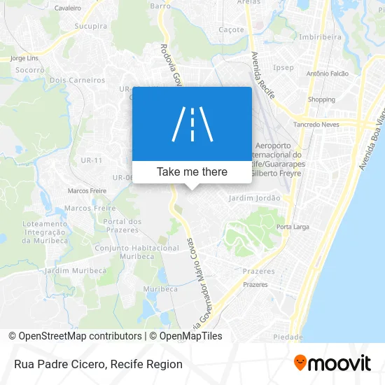 Rua Padre Cicero map