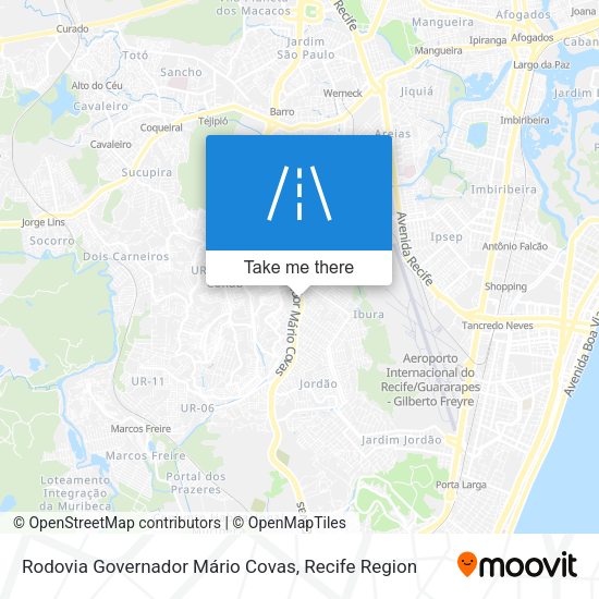 Rodovia Governador Mário Covas map