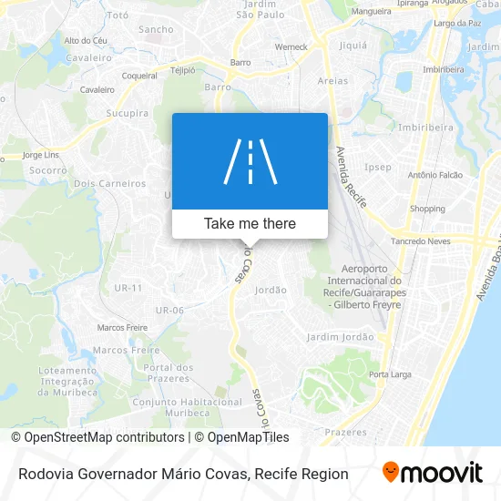 Rodovia Governador Mário Covas map