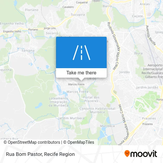 Rua Bom Pastor map
