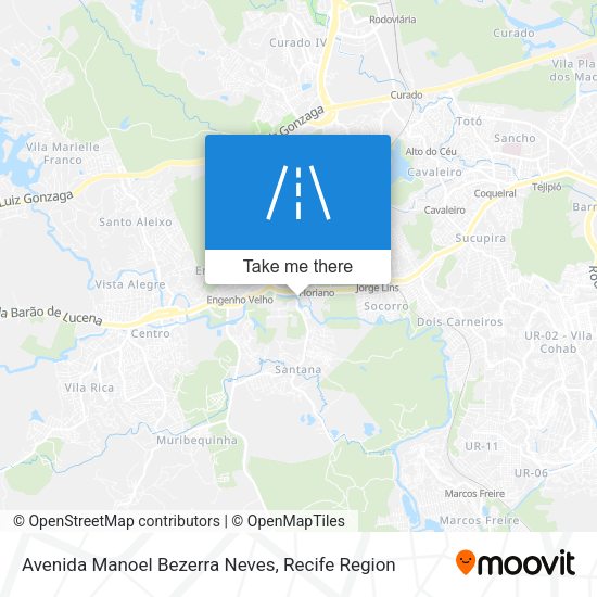 Avenida Manoel Bezerra Neves map