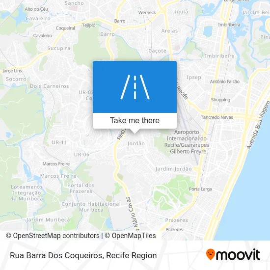 Rua Barra Dos Coqueiros map