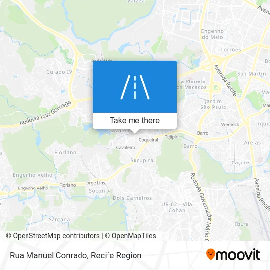 Rua Manuel Conrado map