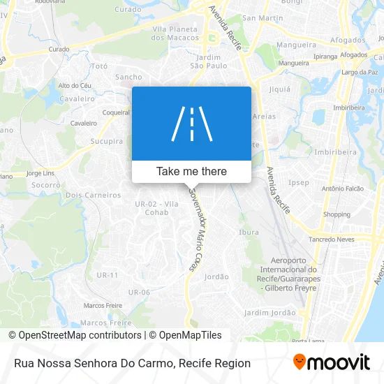 Rua Nossa Senhora Do Carmo map