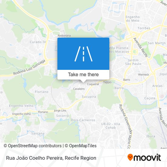 Rua João Coelho Pereira map