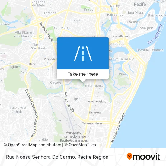 Rua Nossa Senhora Do Carmo map