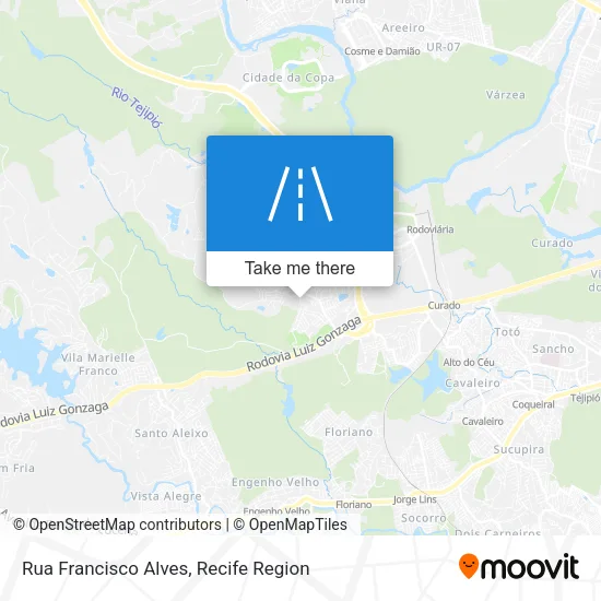 Rua Francisco Alves map