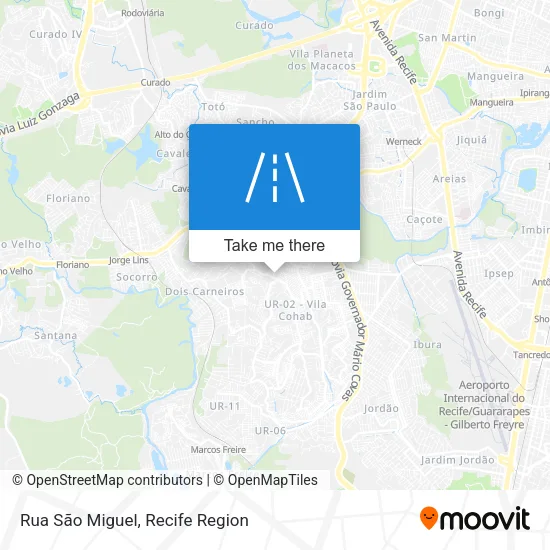 Rua São Miguel map