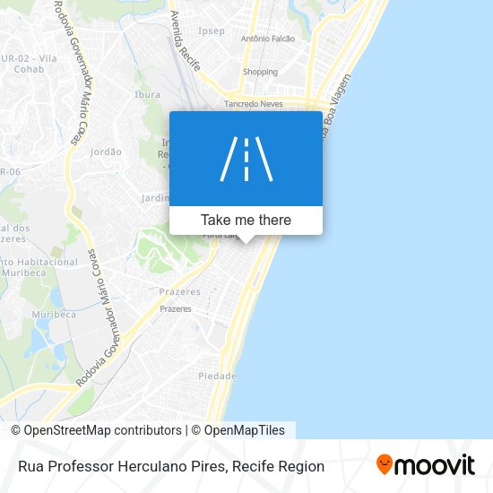 Rua Professor Herculano Pires map