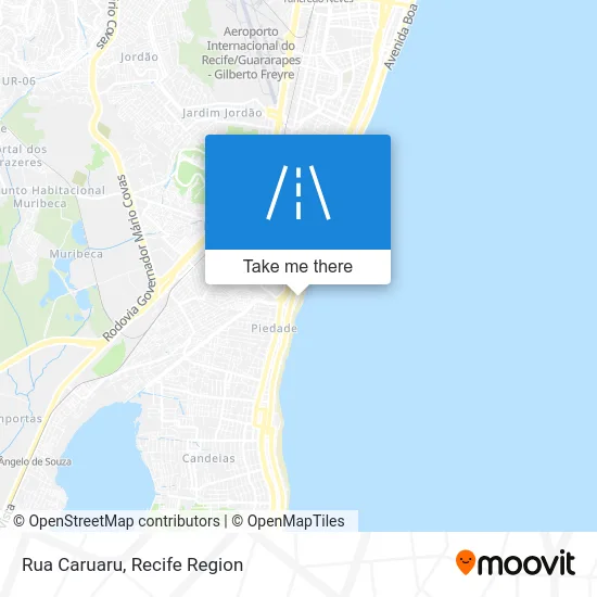 Rua Caruaru map