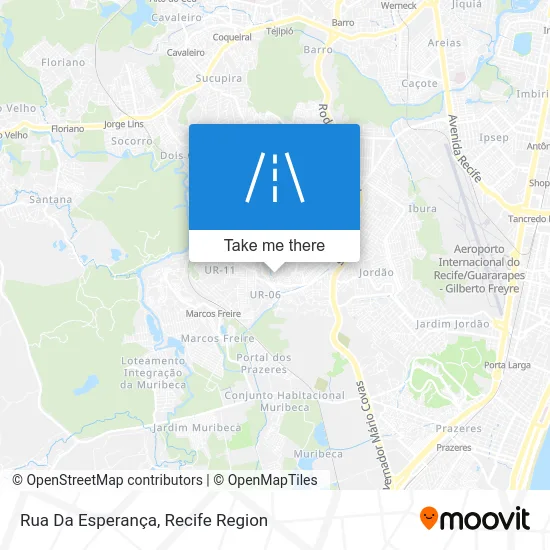Rua Da Esperança map
