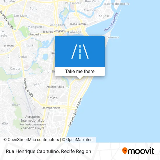 Rua Henrique Capitulino map