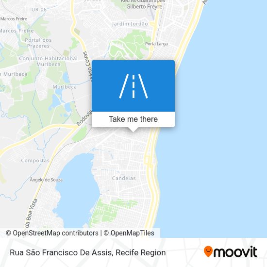 Rua São Francisco De Assis map