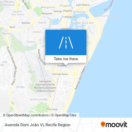 Avenida Dom João VI map