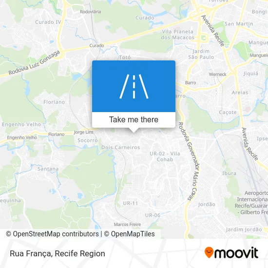 Rua França map