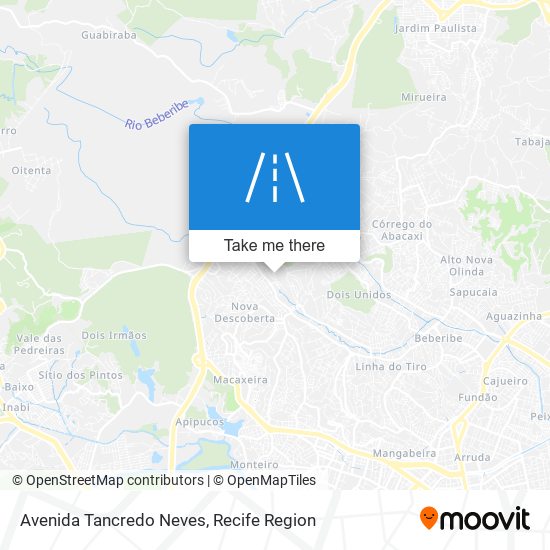 Mapa Avenida Tancredo Neves