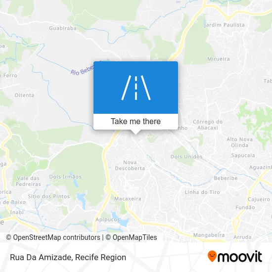 Rua Da Amizade map