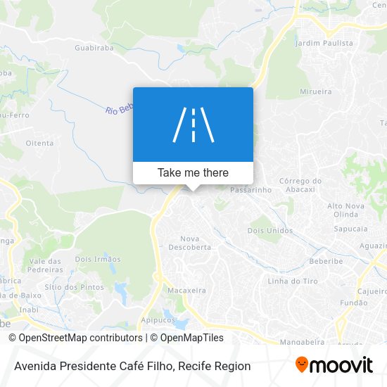 Avenida Presidente Café Filho map