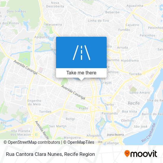 Rua Cantora Clara Nunes map