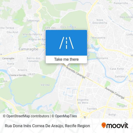 Rua Dona Inês Correa De Araújo map