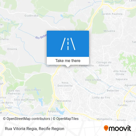 Rua Vitoria Regia map