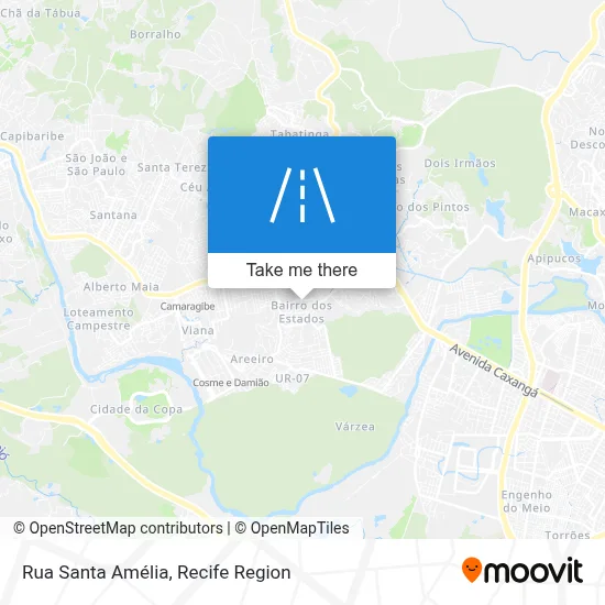 Rua Santa Amélia map
