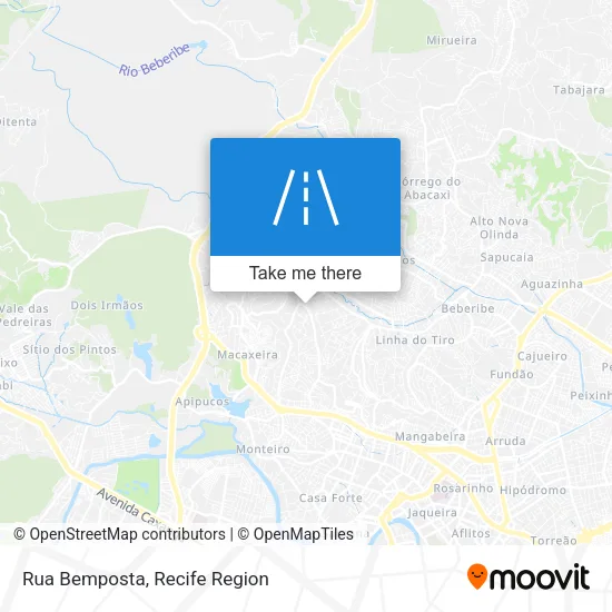 Rua Bemposta map